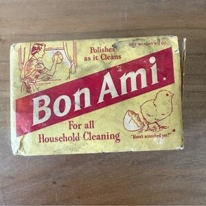 Vintage bar of Bon Ami discontinued for all purpose cleaning